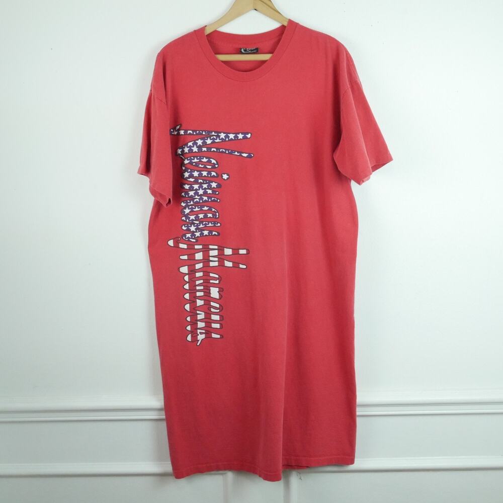 Neiman Marcus Joe Boxer Nightgown Vintage 90s Sleepshirt One Size Spellout Logo